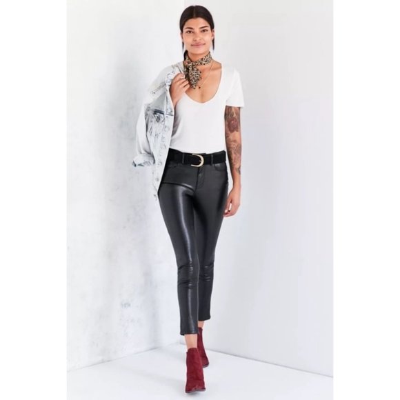 BDG Pants - BDG Black Faux Leather Pants